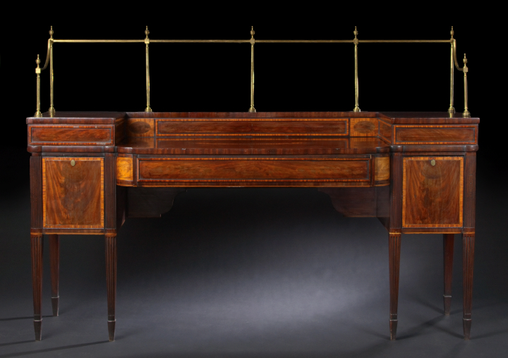 George III Style Mahogany Sideboard  2ab39