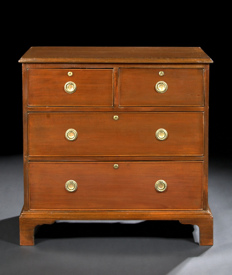 George III Style Mahogany Chest  2ab43