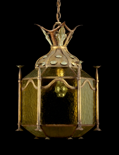 Continental Copper-Gilt-Brass and Pebbled