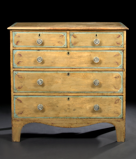 Victorian Polychromed Chest third 2a7bf