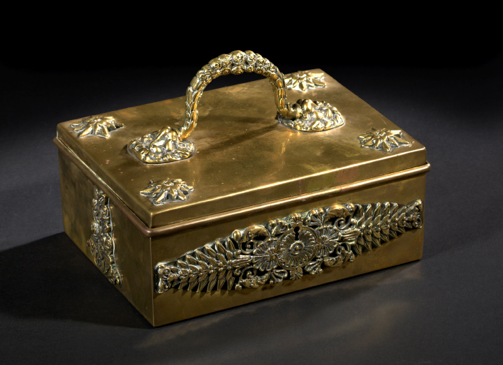 Good First Empire Brass Table Box  2a7d0