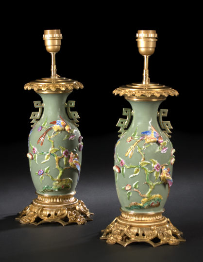 Opulent Pair of French Two Handled 2a7e3