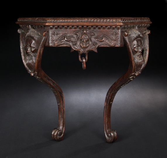 Diminutive German Carved and Stained