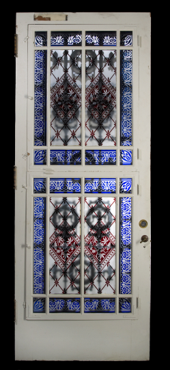 Pair of American Overlay Glass Doors