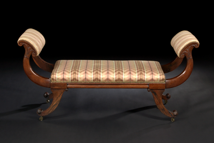 Late Regency Rosewood Window Seat  2a861