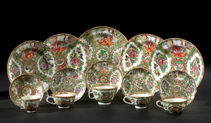 Group of Five Chinese Export Porcelain