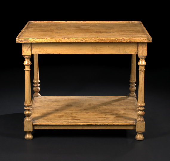 Provincial Faux-Bois Center Table, 