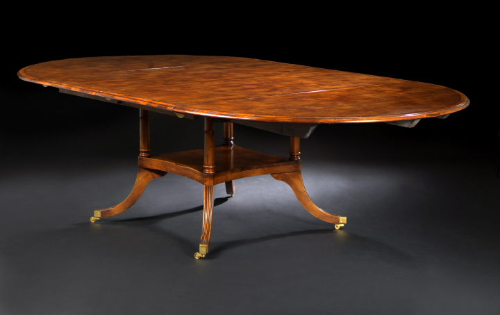 Regency Style Mahogany Dining Table  2a93d