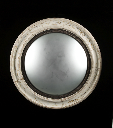 Regency-Style Convex Looking Glass,