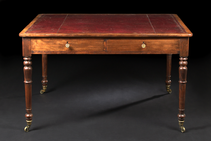 Regency Mahogany Writing Table,