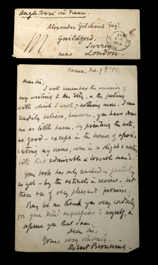 Robert Browning 1812 1889 Autograph 2ad3e