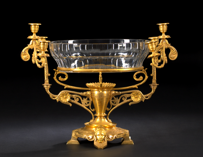 Good Large Baccarat Gilt Lacquered 2adee