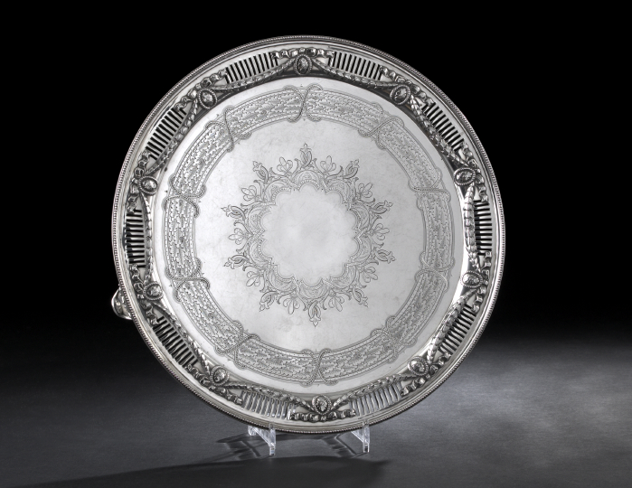 George III Sterling Silver Salver  2ae33