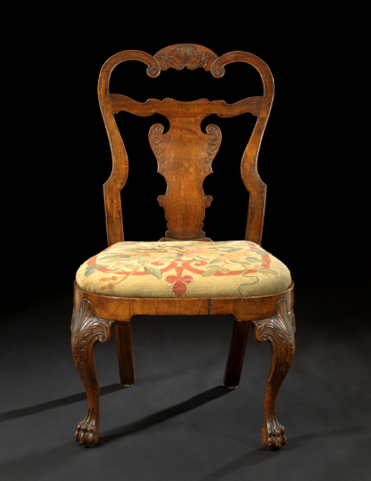 Dutch Oak and Fruitwood Sidechair  2ae6e