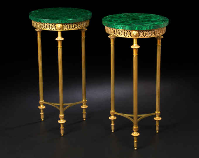 Pair of Empire-Style Gilt-Metal and