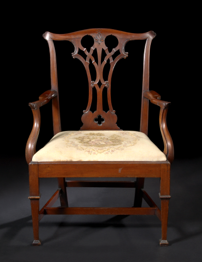 George III Mahogany Armchair  2af47