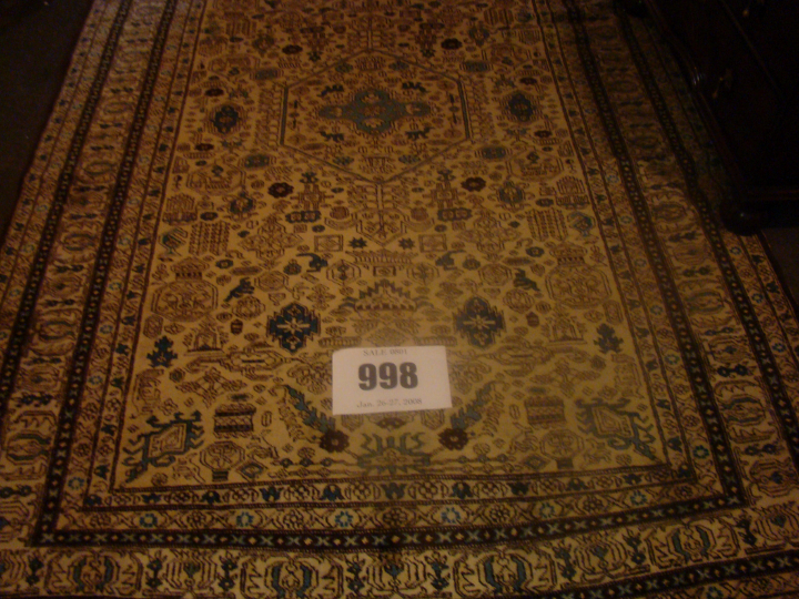 Semi Antique Persian Afshar Carpet  2abb7