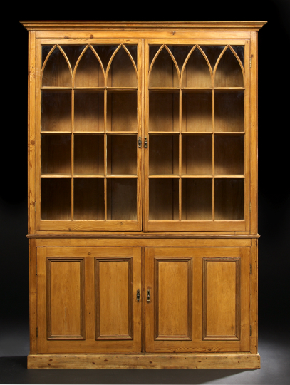 George III-Style Pine Bookcase,