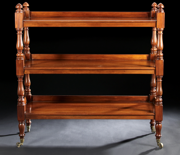 William IV Mahogany Tiered Server  2ac6d