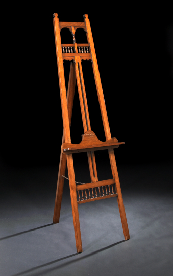 Mahogany Easel 20th century  2ac94