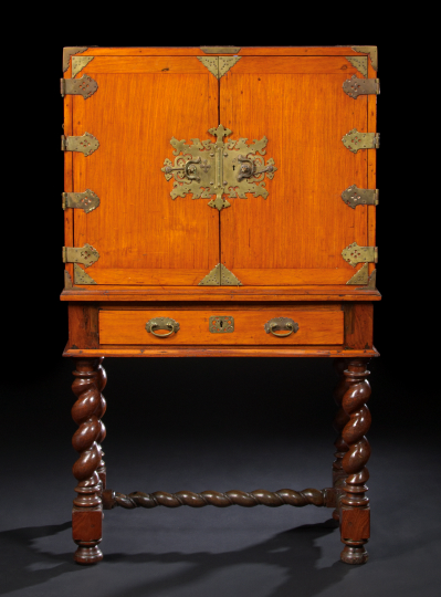 Anglo Colonial Mahogany Cabinet on Stand  2acc1