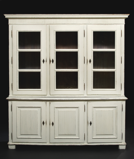 Provincial Polychromed Bookcase  2b15a