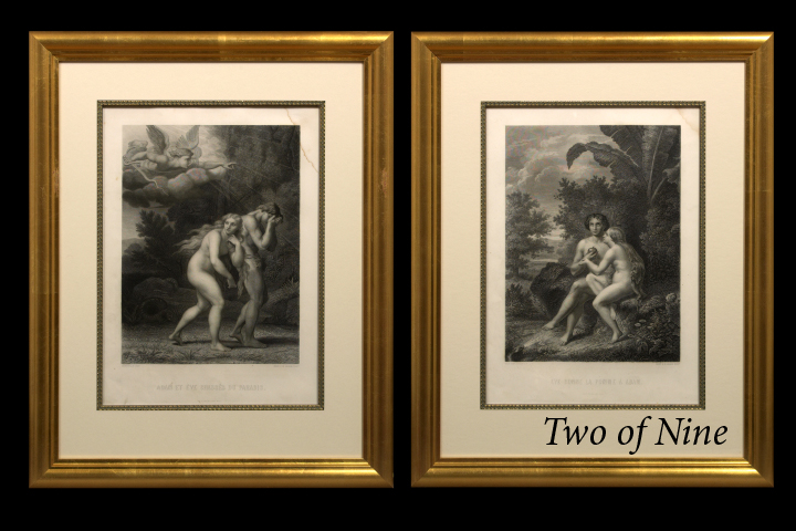 Attractive Set of Nine French Engravings 2b15d