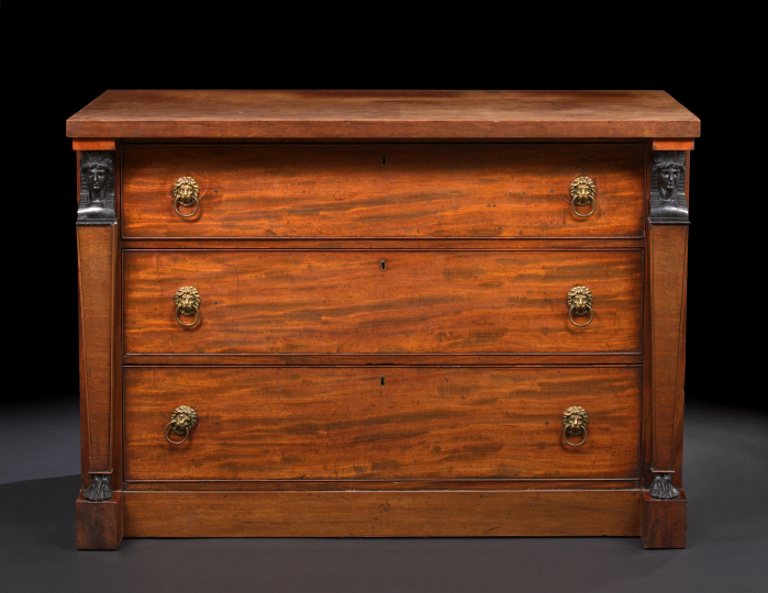 Regency Style Mahogany Chest  2b17f