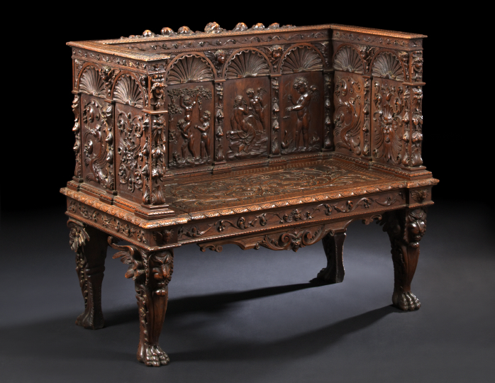 Good Italian Elaborately Carved 2b1a1