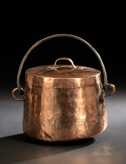 French Copper and Iron Handled 2b216