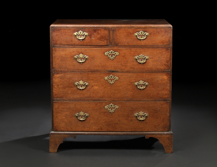 George III Oak Chest fourth quarter 2b249