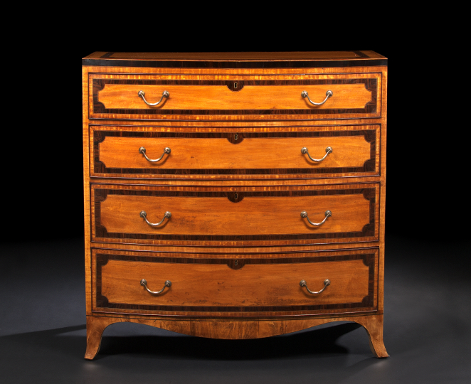 Regency-Style Satinwood and Rosewood