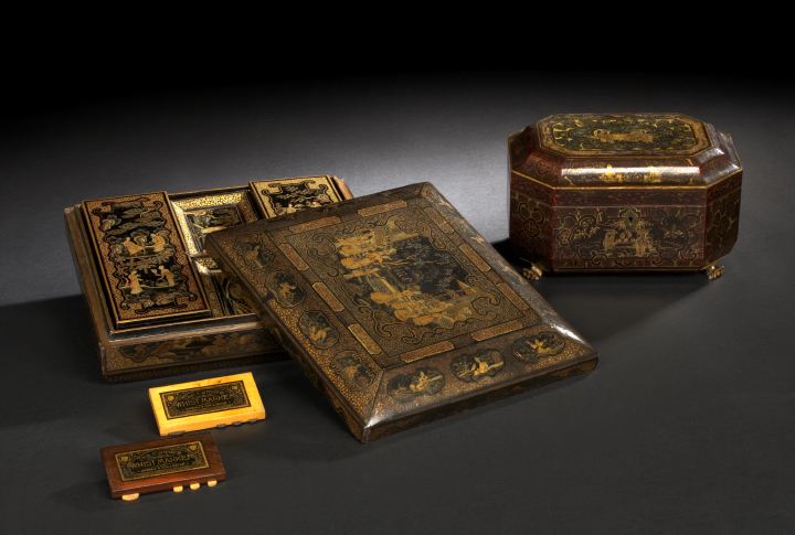 Chinese Export Elaborately Parcel-Gilt