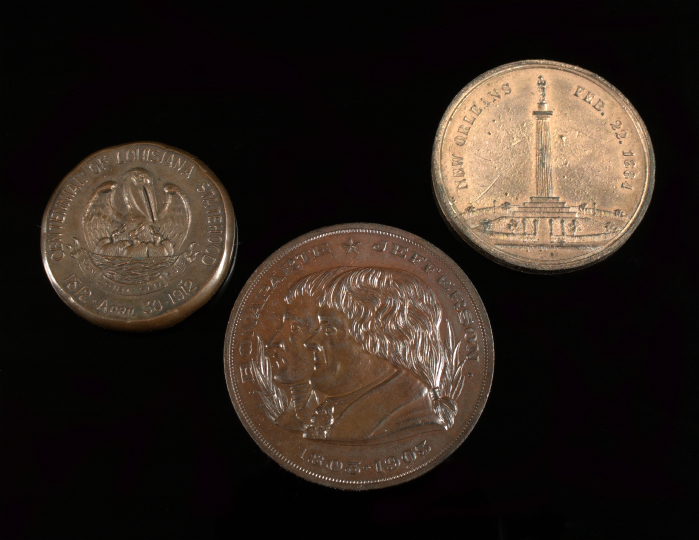 Three Rare Medals of New Orleans and