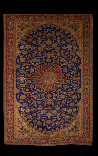 Herati Carpet,  6' 7" x 10'.  Provenance: