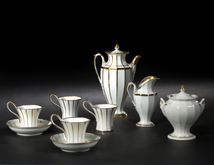 Nine-Piece Assembled Meissen and Royal