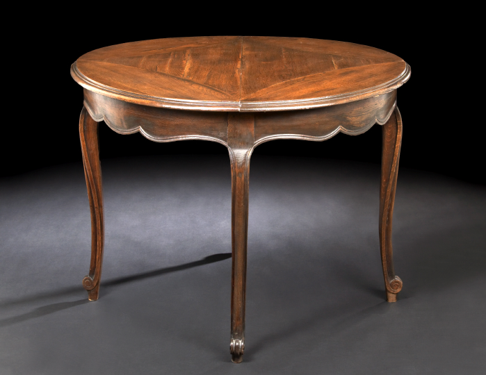 Provincial Louis XV Style Oak Center 2b05a