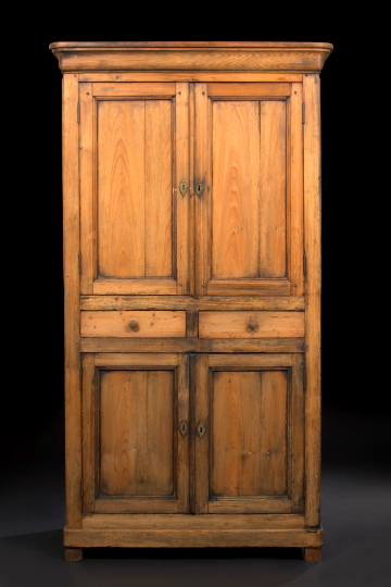 French Provincial Pine Pie Safe,  third