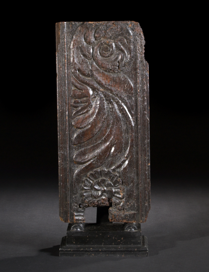 French Renaissance Scroll-Carved