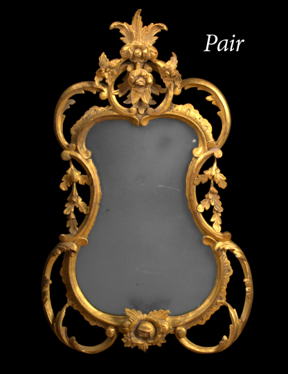 Pair of Italian Giltwood Looking 2b0b7