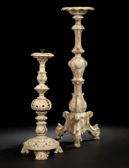 Tall and Elaborately Carved Italian