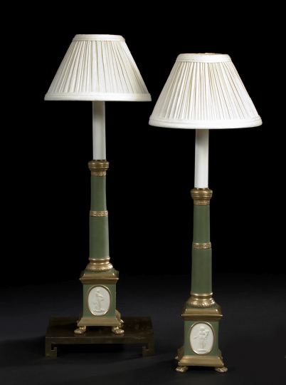 Small Pair of French Parcel Gilt 2b501