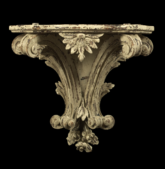 French Carved Serpentine-Edged