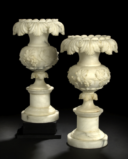 Large Pair of Italian "Vintage"-Carved