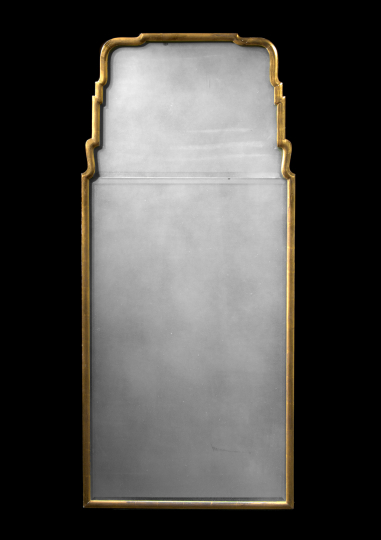 French Giltwood Looking Glass  2b55f