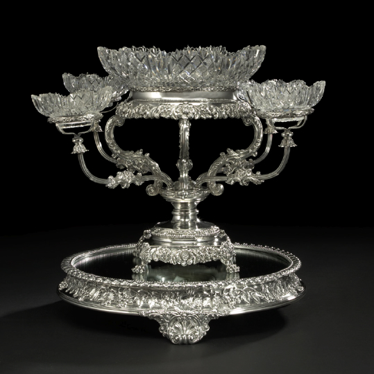 Victorian Silverplate Plateau,