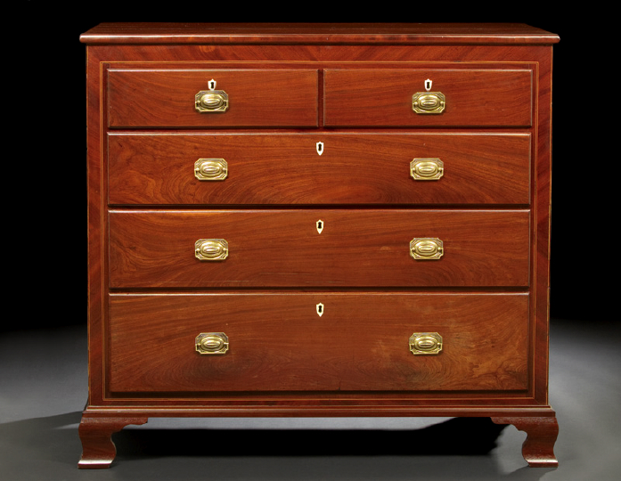 Victorian Mahogany Chest,  third quarter