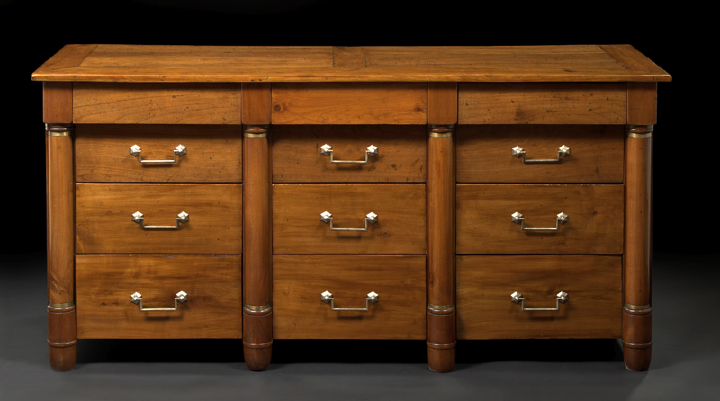 Provincial Empire-Style Cherrywood Dresser,