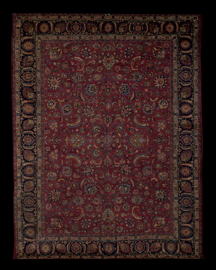 Semi Antique Persian Mashad Carpet  2b614