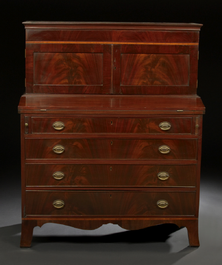 American Federal Mahogany Secretary,